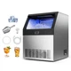 VEVOR Commercial Ice Maker 440 lbs/24h Ice Machine 85 lbs Storage Bar Restaurant