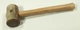 Garland 11004 11 oz. Rawhide Mallet, 2" face diameter. Wood handle