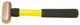 American Hammer 2 Lb Head Nonsparking Mallet 12" OAL, 11" Long Fiberglass Handle