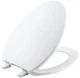 Kohler 108253  Brevia Elongated White Toilet Seatwith Quick-Release Hinges and Q