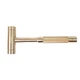 K Tool 71782 Brass Hammer, 27 Oz, Head and Handle are Solid Brass