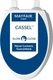 Mayfair Cassel Slow Close Toilet Seat, Easy Clean, Non Slip Elongated, White 