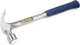 Estwing E3-22CR, 22 Oz Hammer W/ Curved Claw , Shock Reduction Blue Vinyl Grip