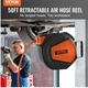 VEVOR Retractable Air Hose Reel 50FT 3/8" Hybrid Rubber Auto Rewind Wall Mount