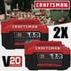 2Pack 8.0Ah CMCB206 Battery for Craftsman V20 20V Li-ion CMCB205 CMCB204 CMCB201