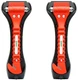 IPOW 2 Pack Car Window Breaker Seatbelt Cutter, Heavy Carbon Steel 2 
