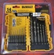 NEW Dewalt 14 Piece Gold Ferrous Drill Bit Set DW1169