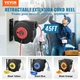 VEVOR Retractable Extension Cord Reel, 45 FT, Heavy Duty 12AWG/3C SJTOW Retracta