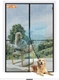 MAGZO Magnetic Screen Door Fit Door Size 60 x 80 Inch, Screen Size 62" x 81"