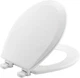 BEMIS 500EC Round Toilet Seat Easy Clean Cotton White