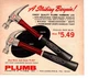 1968 PLUMB HAMMERS PRINT AD FA57(R) FIBER-GLASS VINTAGE TOOL HARDWARE ADVERT
