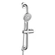 BRIGHT SHOWERS Stainless Steel Grab Bar Set &ndash; Includes Handheld Shower Head ...