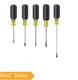 Klein Tools 80031 Screwdriver Set, Made in USA, 5-Piece Kit Includes 2 Slotted