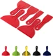 Bates 6 Pack Plastic Putty Knife Set - Versatile Spackling & Painting Tools