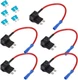 12V 24V Standard Add a Circuit Fuse Tap Piggy Back Blade Holder Plug Socket Car