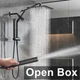 Veken 10" Luxurious Rain Shower Head with Handheld Spray Combo, Matte Black