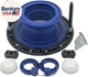 One N Done Toilet Flange Repair Kit - Toilet Kit for Low or Broken Flange. Toile