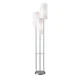 Adesso Trio Floor Lamp with Three Pull 68.00 x 14.00 x 11.70 inches, White