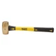 KLEIN TOOLS 819-04 Non Sparking Hammer,Yellow/Black,4 lb. 45JX52