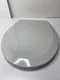Bemis 500EC 162 Wood Round Toilet Seat With Easy Clean & Change Hinge, Silver