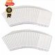 MOVELYST 60-Pairs(120 Strips) Large Picture Hanging Strips L-60 Pairs, White