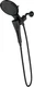Moen Verso Matte Black Eight-Function 7" Wide Spray Shower Head, 220C3BL