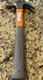 HDX 16 oz. Fiberglass 11" Inch Handle Claw Hammer Orange Grey 345-339