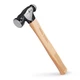 Ball Peen Hammer with Genuine Hickory Wood Handle 16Oz/1 LB Forged Steel Head...