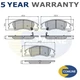Comline Front Brake Pads Set Fits Kia Cerato 2004-2009 1.5 CRDi 1.6 2.0