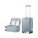 Hanke 20 Inch Carry On Suitcase PC Hardshell Luggage Top Open Aluminum Frame ...