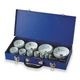 WESTWARD 1VXK4 Hole Saw Kit,Bimetal,3/4 To 4.5 In,19 Pc 1VXK4