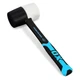 OX TOOLS Combination Rubber Mallet - Non-marking Rubber Mallet Hammer with Fi...