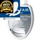 Mayfair Cassel Slow Close Toilet Seat, Easy Clean Non Slip Elongated, White