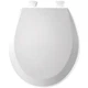 Bemis B500EC390  Lift-Off Round Closed Front Toilet Seat, Cotton White