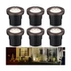 LEONLITE Dia. 4 Inch 5CCT Well Lights Landscape LED In Ground, 5 Color Temper...