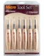  Flexcut Wood Carving Tools 1.5mm Mixed Profile Micro Tool Set Sports