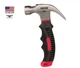 8 ounce Stubby Claw Hammer Drop Forged Carbon Steel Head 5" Rubber Grip Handle