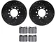 For 1979-1985 Mercedes 300TD Brake Pad and Rotor Kit Dynamic Friction 64657DVTD