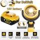 For DeWalt 20V Max XR 8.0AH Li-ion Battery+Portable fan DCB205 DCB208 DCB200
