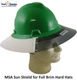 MSA Full Brim Sun Shields - hard hat sold separately