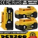 2-10Pack For DeWalt 20Volt Max 8.0AH Lithium Ion Battery DCB201-2 DCB201 DCB200