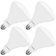 Luxrite BR40 LED Light Bulbs 13W=85W  Bright White Dimmable 1100LM E26 4 Pack