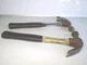 2 VINTAGE CRAFTSMAN & TRU-TEST Supreme 16 Oz. Claw Hammers #3836 Glass & Steel S