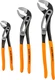 Klein Tools D5053KIT 3-Piece Classic Klaw Pump Pliers Set, 7-Inch, 10-Inch, and