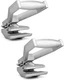 QWORK Carpet Puller Clamp, 2 Pack Carpet Claw Carpet Fitting Tool for Pulling Ca