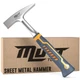 Mutt Tools 18oz Sheet Metal Hammer - Professional Tinners Hammer for Metal Sh...