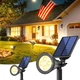 Solar Lights Outdoor Waterproof IP65 3000K LED 2 Pack JEJOT Super Bright Modes
