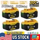 1-4&times;For DeWalt 20V 20Volt Max 12.0AH Lithium Ion Battery + Charger DCB206 DCB200