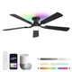 Zmishibo 52 Inch Smart Ceiling Fan Model BJ52 RGB LED Alexa
