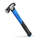 Real Steel Ball Peen Hammer 16oz, Metalworking Tool Forged 16 ounce, Graphite 